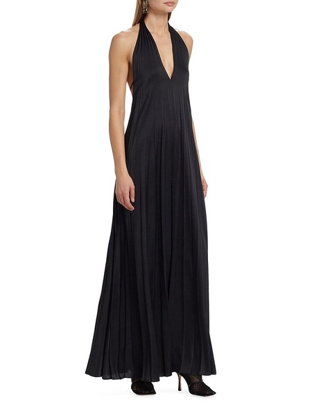 Rio Pleated Halter Jumpsuit