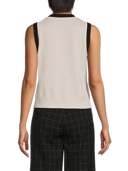 Ribbed Sleeveless Sweater
