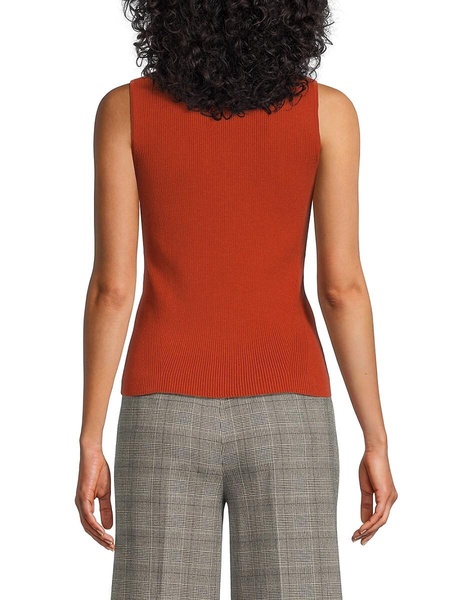 Rib-Knit Sleeveless Top