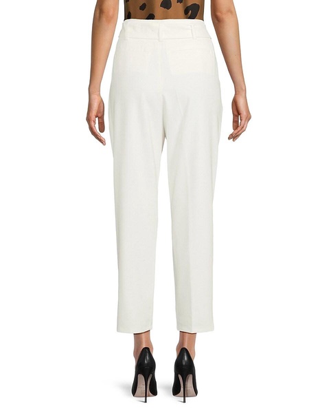 Belted Straight Pants