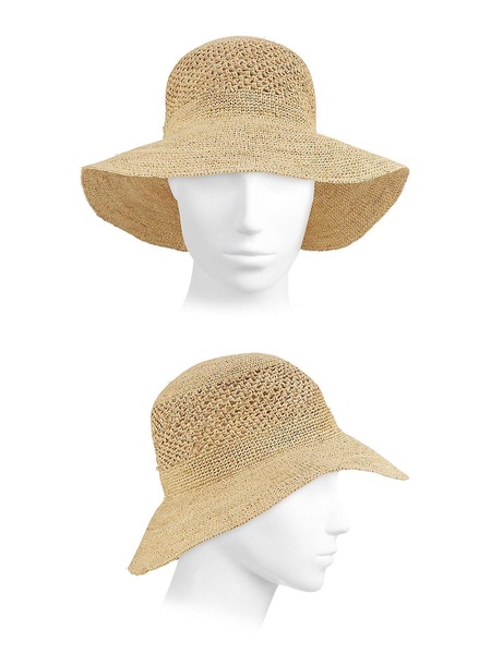 Crochet Raffia Straw Sun Hat