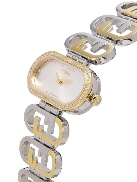 O'lock Two Tone Stainless Steel & 0.18 TCW Diamond Bracelet Watch/28MM x 15MM