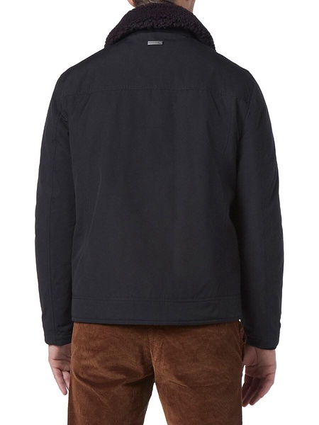 Randall Faux Shearling Bomber Jacket