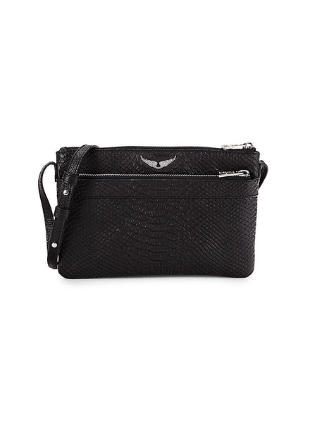 Stella Embossed Leather Crossbody Bag