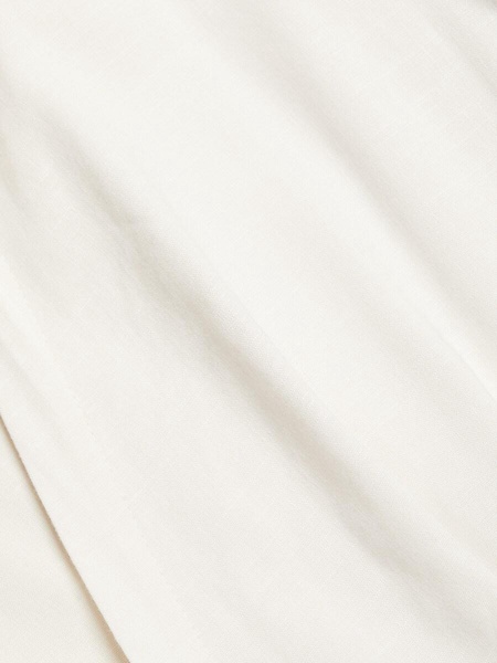 Octavia Linen-Blend Midi-Dress