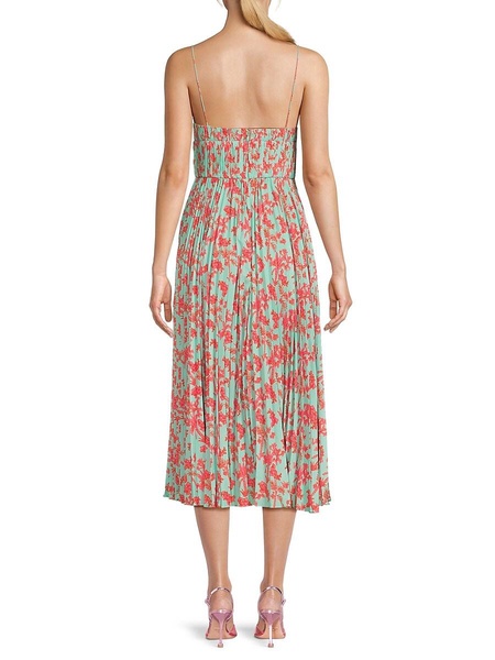 Beckett Floral Pleated Midi Dress