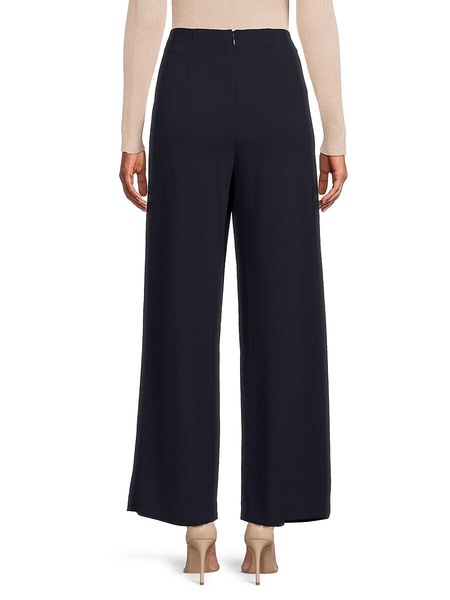 Flat Front Draped Pants