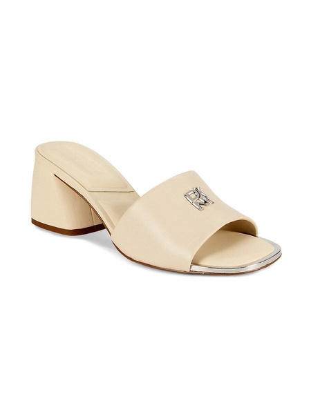 Trixie Logo Leather Sandals