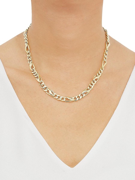 14K Goldplated Link Necklace