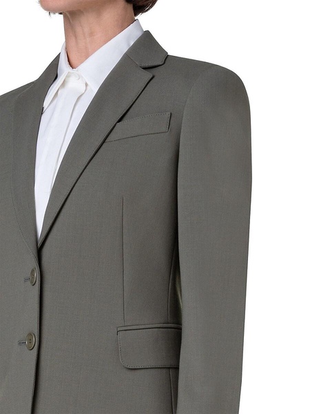 Virgin Wool Blend Blazer