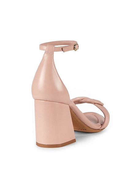 Vicky 68MM Leather Block Heel Sandals