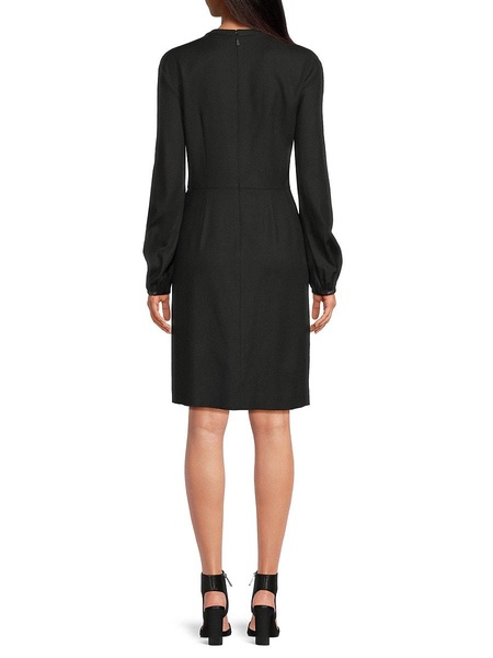 Keyhole Sheath Knee-Length Dress
