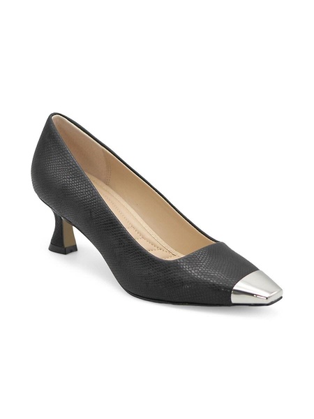 Gavril Snakeskin Embossed Pumps