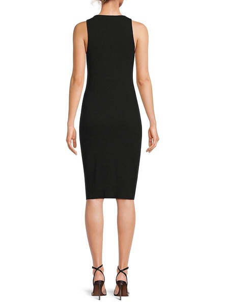 Ribbed Sleeveless Dress