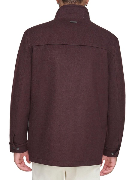 Dunbar Military Melton Wool Coat