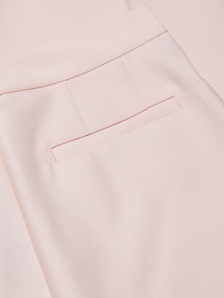 Wool & Silk-Blend Wide-Leg Pants
