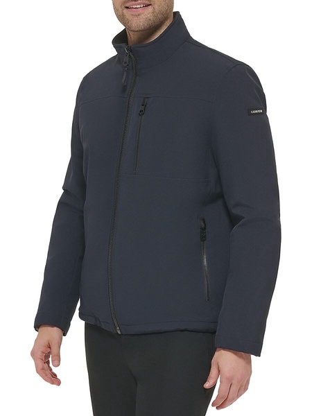 Men's Sherpa Lined Classic Soft Shell Jacket