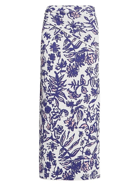 Kyra Floral Knit Maxi Skirt