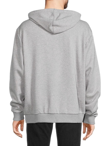 Logo Heathered Hoodie