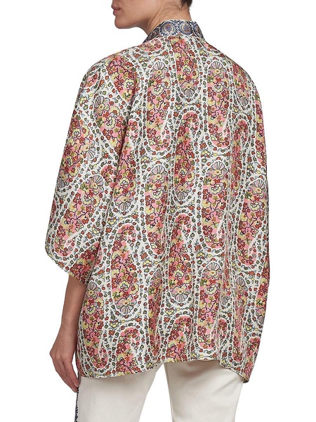 Silk Floral Paisley Kesa