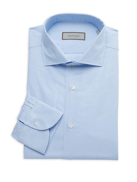 Modern Fit Checked Dress Shirt