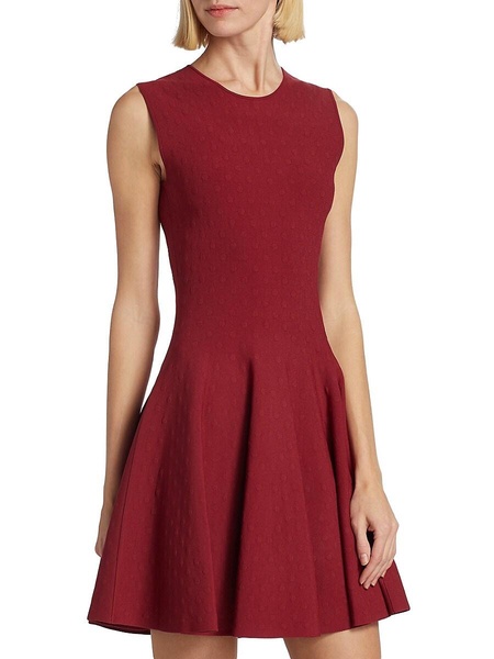 Fit-&-Flare Knit Dress
