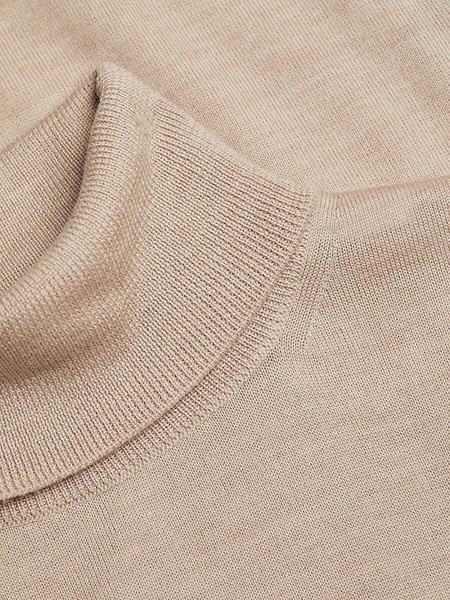 Sand Merino Wool Sleeveless Top