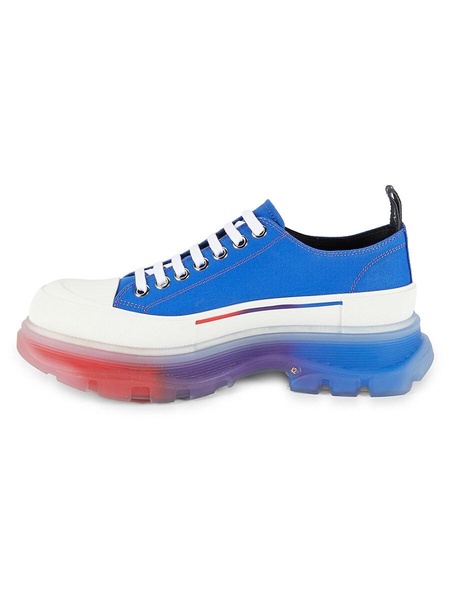 Logo Sole Platform Canvas Sneakers