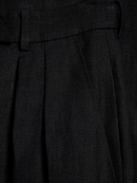 Fidelia Slim Leg Linen Pants