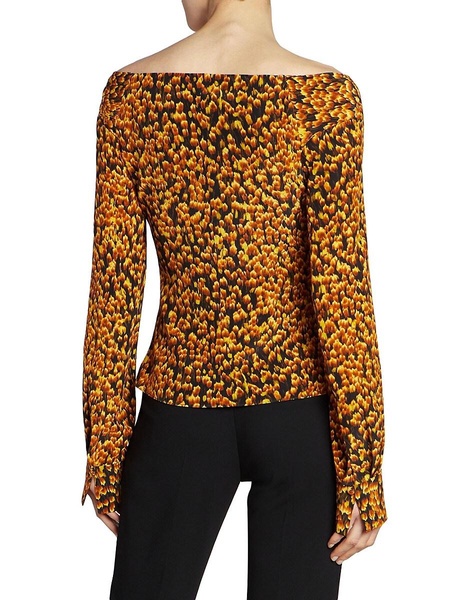 Prasini Printed Silk Top