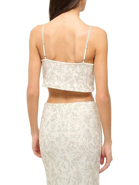 Fermo Beaded Crop Top