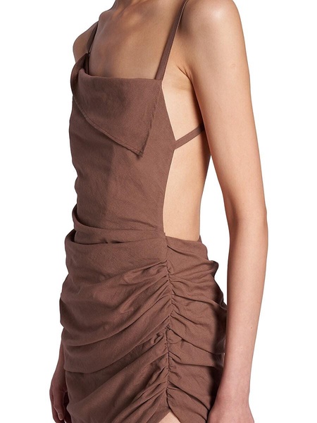 La Robe Draped Asymmetric Dress