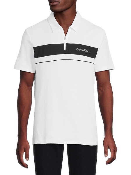 Two Tone Logo Polo