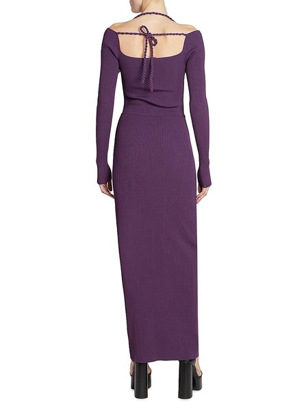 Fotia Cut-Out Knit Maxi Dress
