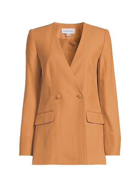 Collarless Blazer