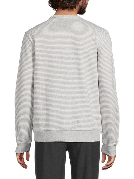 Striped Fleece Sweatshirt