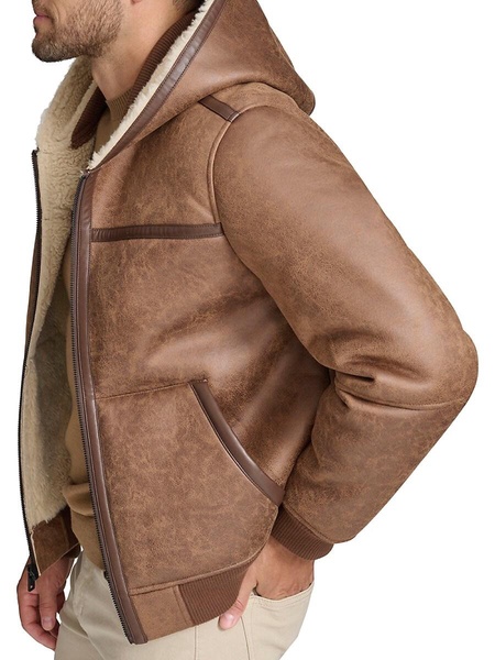 Mapleton Faux Shearling Hooded Jacket