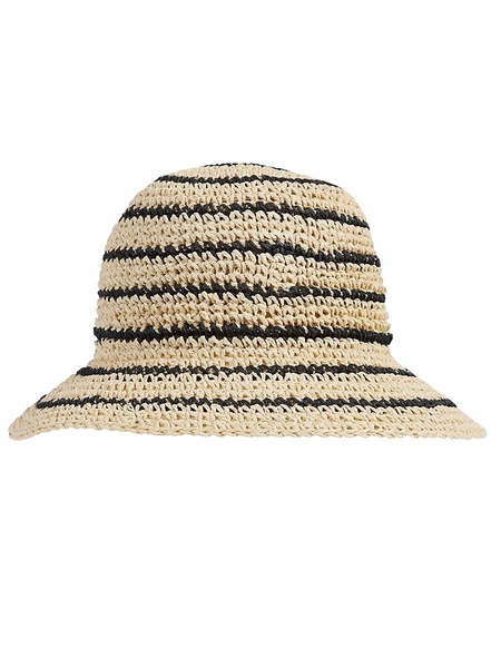 Stripe Crochet Bucket Hat