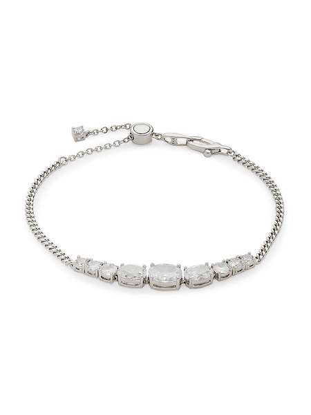 Rhodium Plated & Cubic Zirconia Bracelet