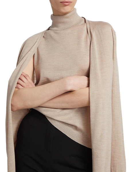 Sand Merino Wool Sleeveless Top