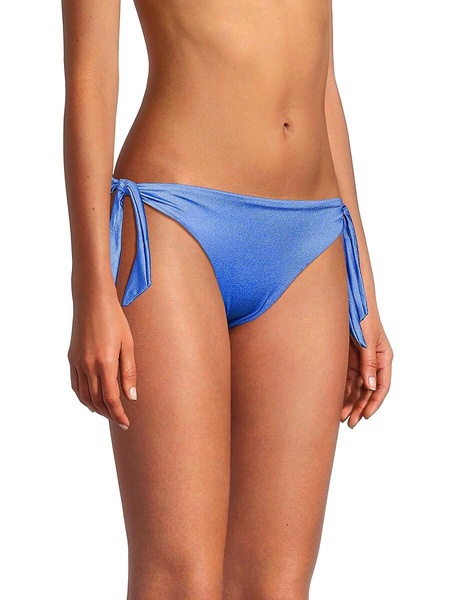 Eileen Aine Side Tie Satin Bikini Bottom