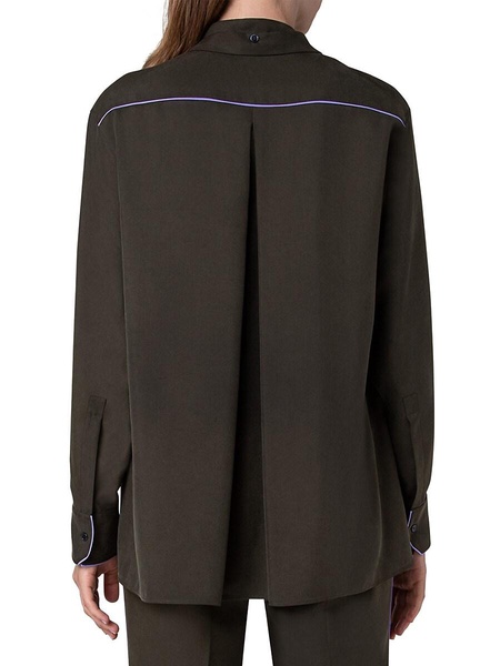 Silk Crepe Tunic Blouse