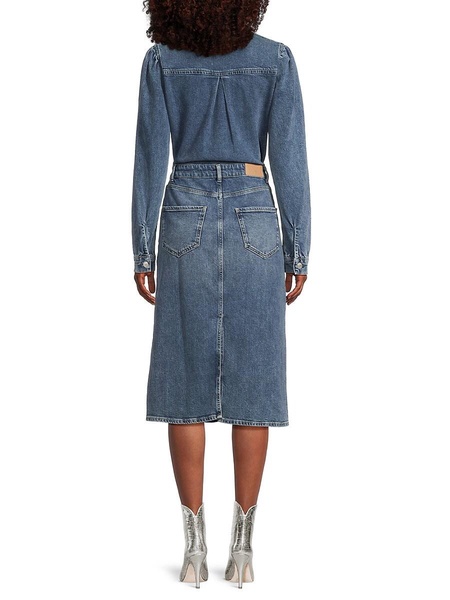 Beverly Denim Midi Shirtdress