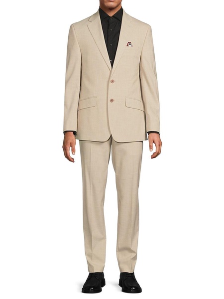 Textured Slim Fit Suit