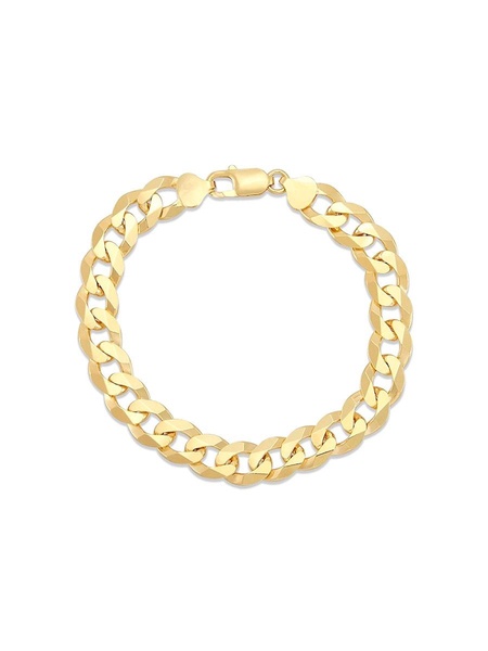 14K Goldplated Silver Curb Chain Bracelet