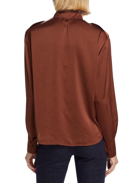 Oakley Satin Button Blouse