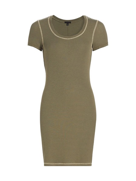 Rib-Knit Body-Con Minidress