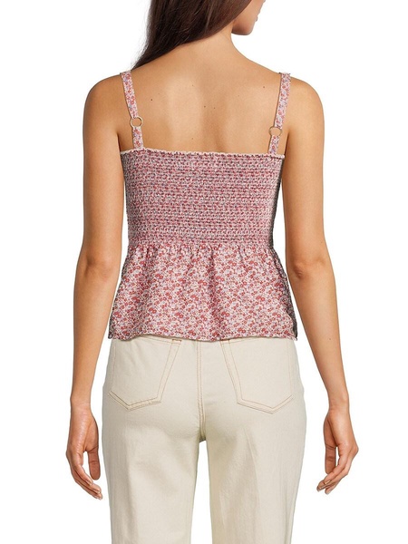Evie Pima Cotton Peplum Top