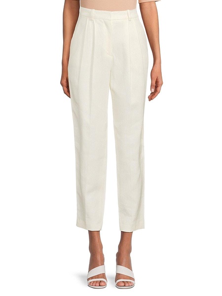 Tefike Linen Blend Cropped Pants