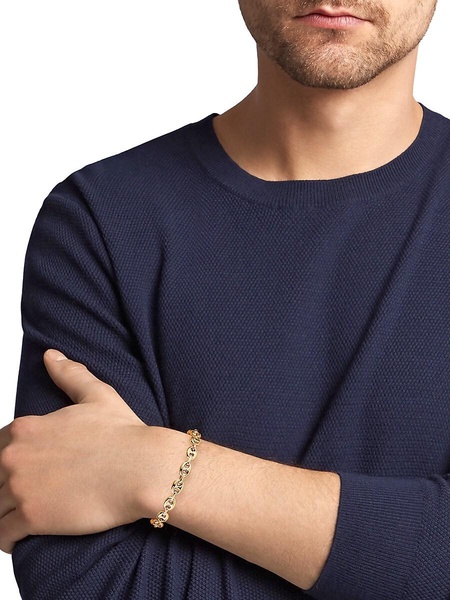 14K Goldplated Sterling Silver Chain Bracelet
